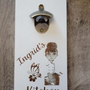 PERSONALIZED BOTTLE OPENER MAGNETIC  "...Kitchen"