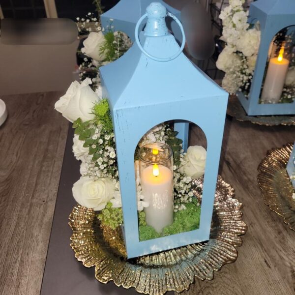 FLORAL LANTERN CENTERPIECE - CUSTOM