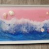 OCEAN ART CERAMIC DISH - PINK SAND - LARGE