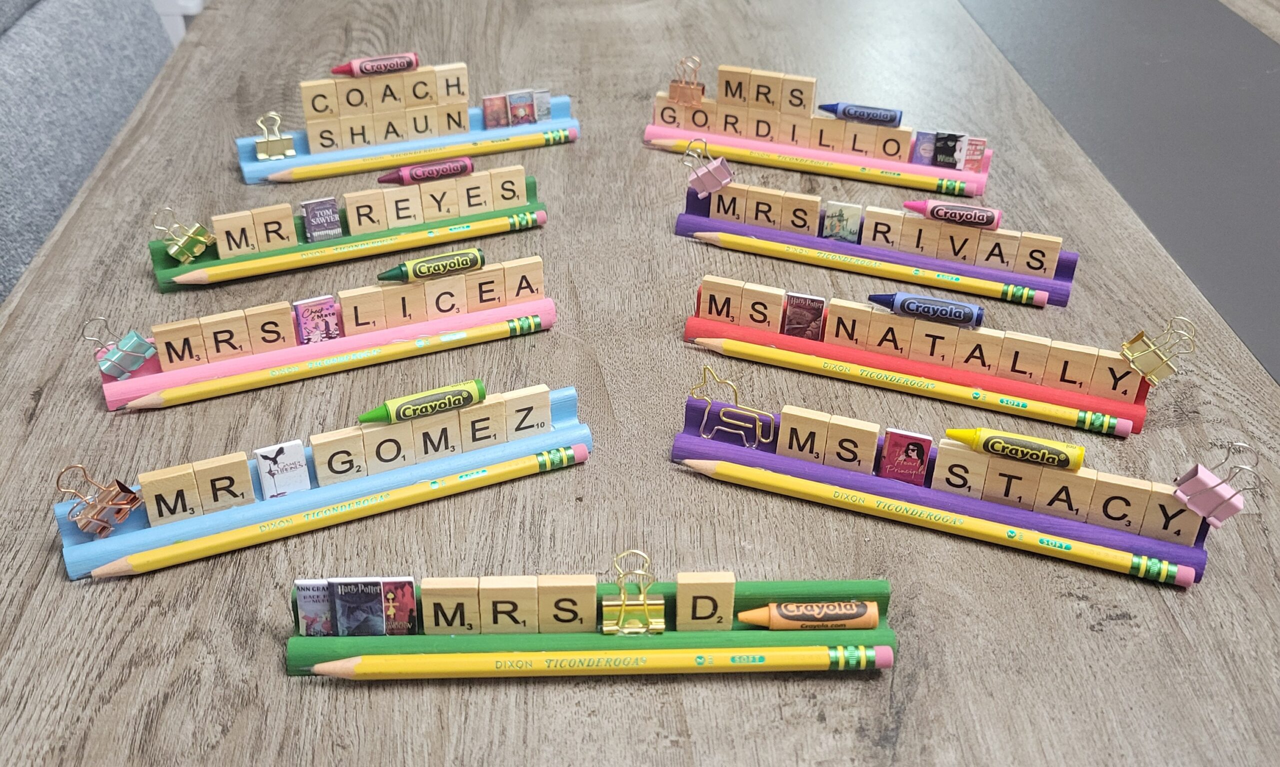 Scrabble Name Plate